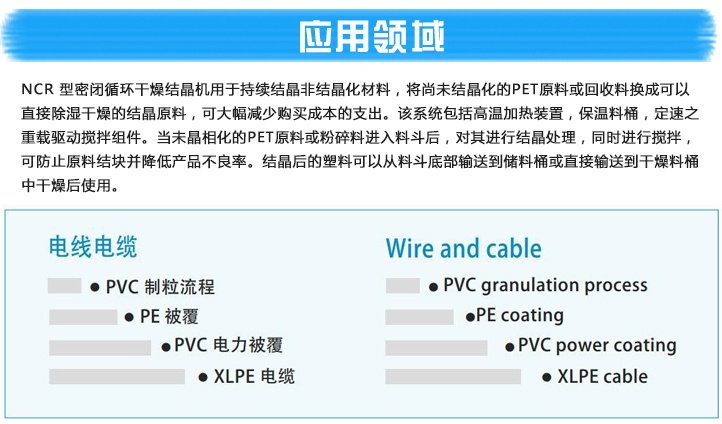 PET瓶胚結(jié)晶機(jī)產(chǎn)品參數(shù)